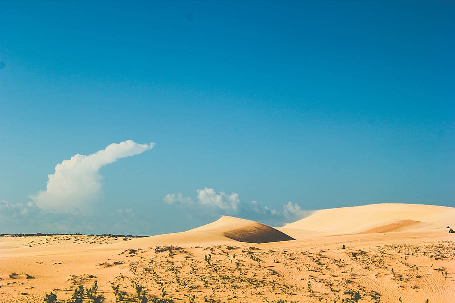 brown desert during daytime, scenics - nature, sky, environment HD wallpaper
