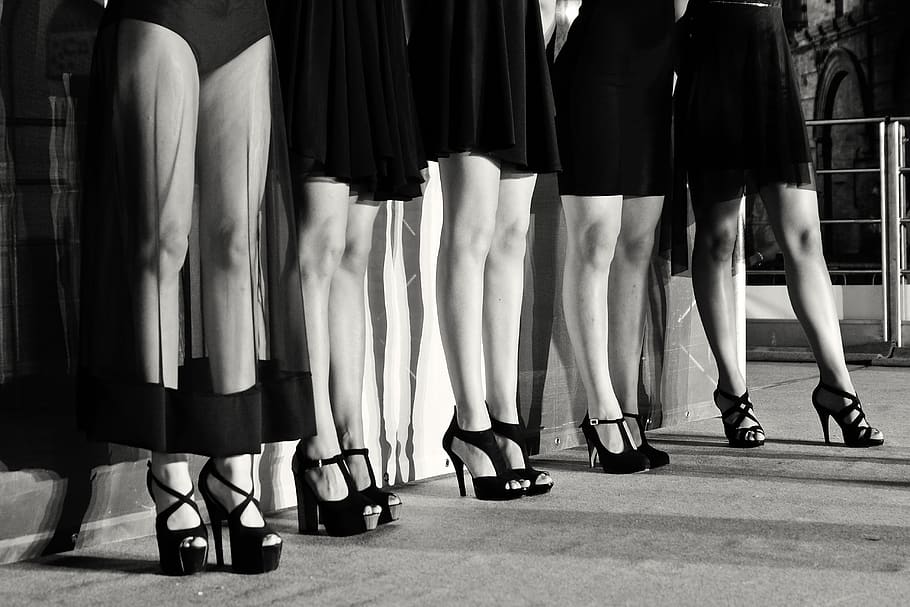 low section, fashion, high heels, shoe, women, indoors, standing HD wallpaper