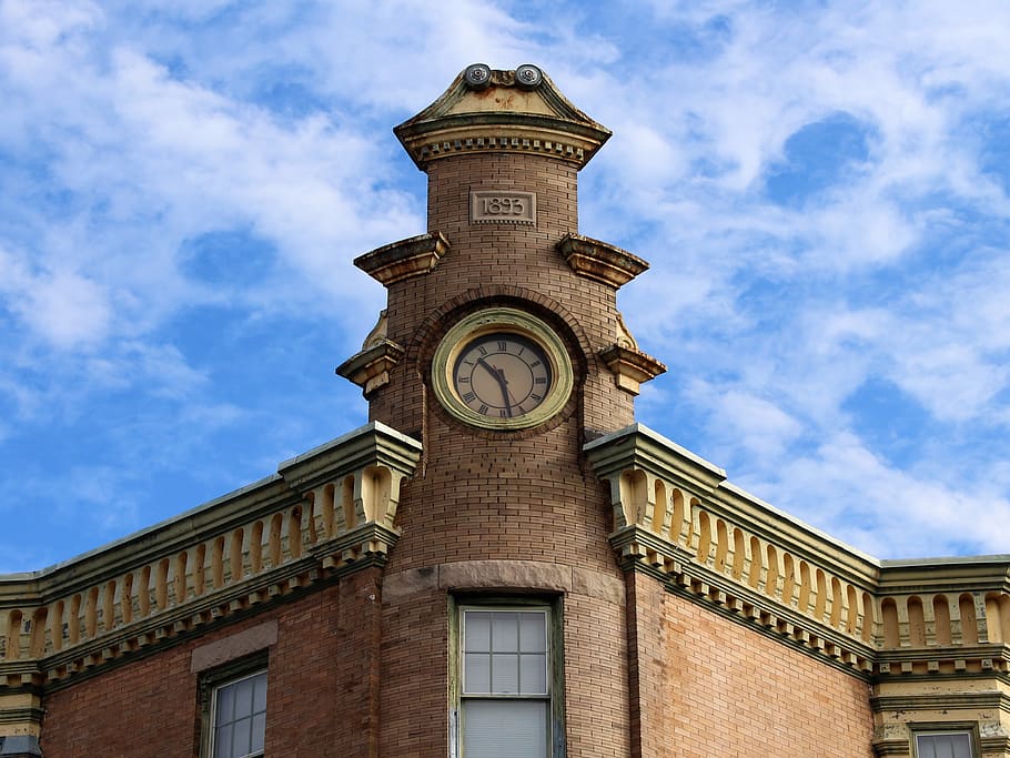 architecture, tower, building, clock tower, philadelphia, analog clock HD wallpaper