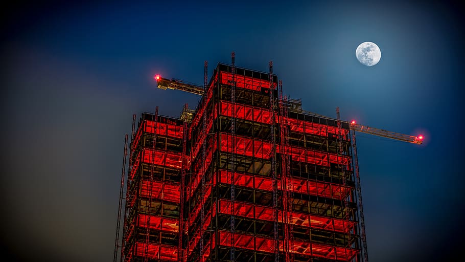 steglitzer kreisel, skyscraper, berlin, site, rehabilitation HD wallpaper