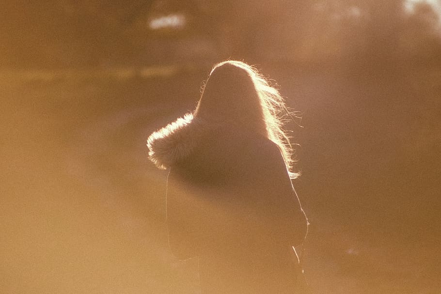 girl, summer, sunset, backlight, nature, warm, close-up, fragility HD wallpaper