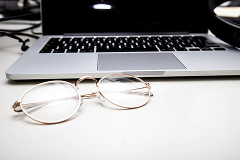 macbook, work, apple, glasses, buisness, people, love, happy HD wallpaper