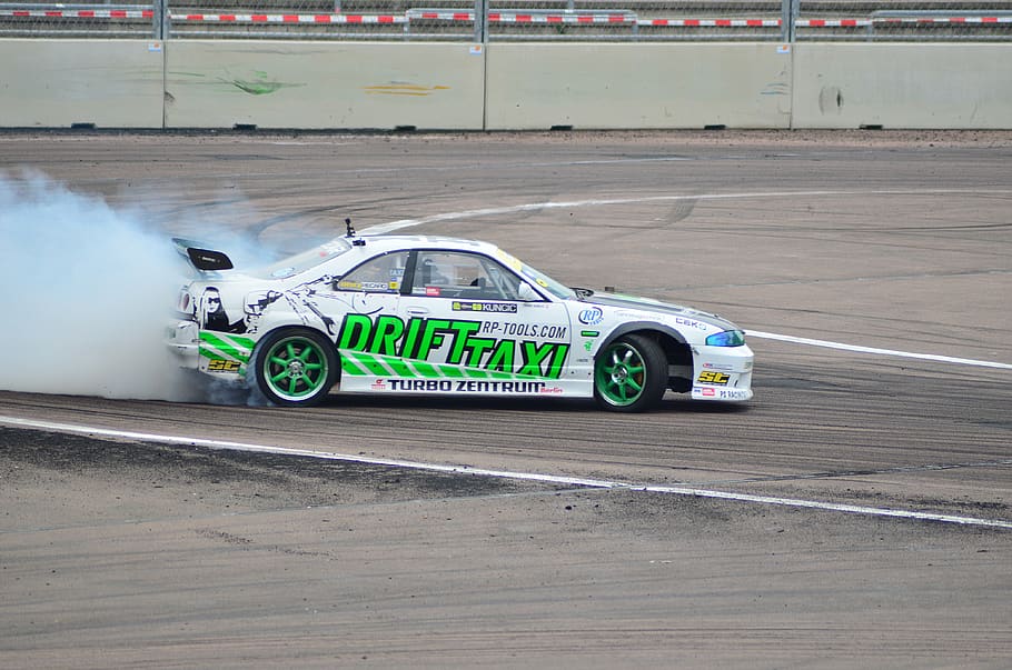 drift, auto, motorsport, competition, asphalt, event, extremely HD wallpaper