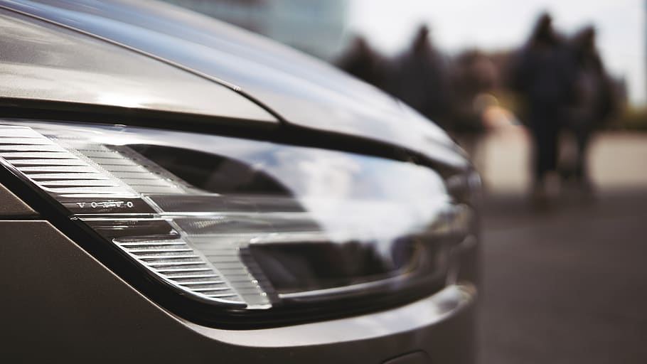 car, light, lamp, headlight, volvo, v60, volvo v60, closeup HD wallpaper