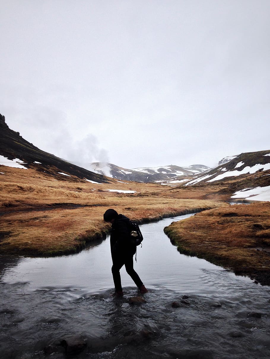 iceland, westfjords, mountain, mountain range, river, explore HD wallpaper