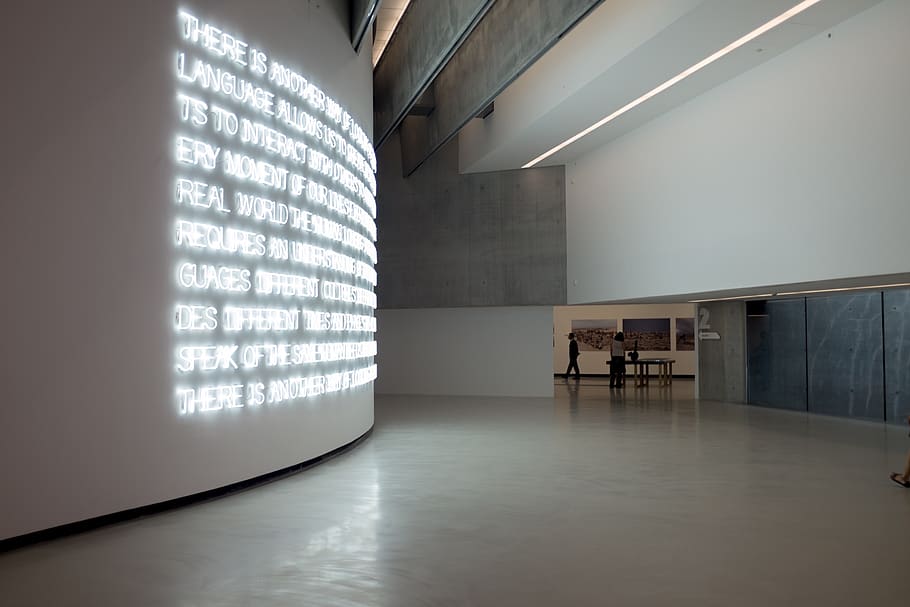 light, neon, maxxi, rome, italy, contemporary, art, fuji, fujifilm HD wallpaper