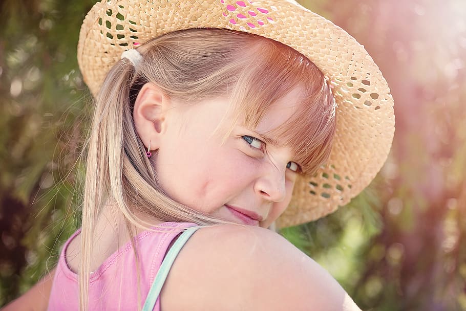 pose, portrait, cute, cutie, little, girl, blonde, princess HD wallpaper