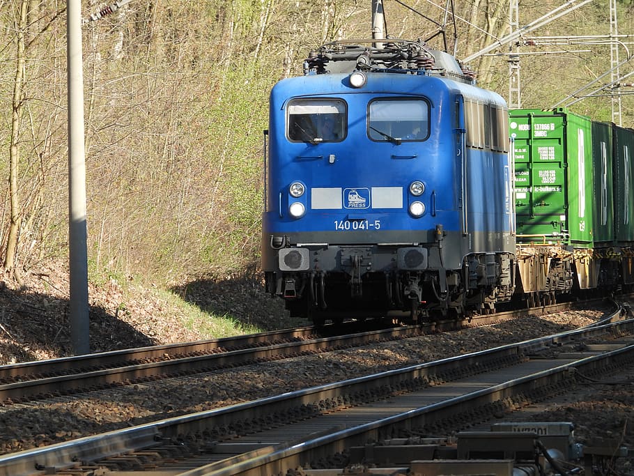 loco, freight train, press, rail transportation, track, railroad track HD wallpaper