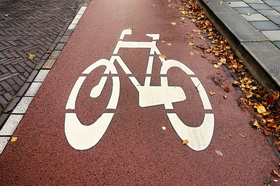 bicycle, icon, bicycle icon, alert, indication, traffic, bicycle track HD wallpaper