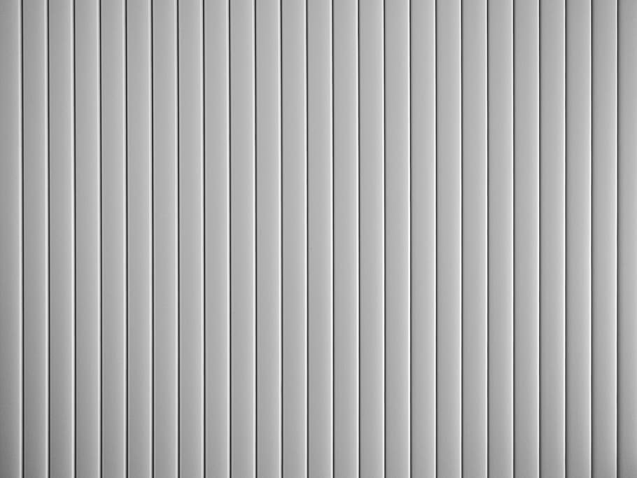 Gray Surface, aluminum, black-and-white, close-up, corrugated, HD wallpaper