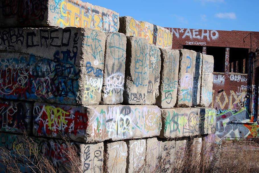 graffiti, multi colored, no people, art and craft, street art HD wallpaper