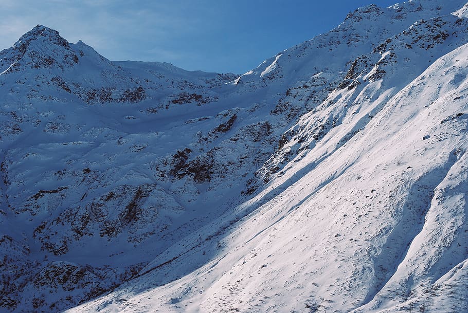snow, cold temperature, winter, mountain, scenics - nature HD wallpaper