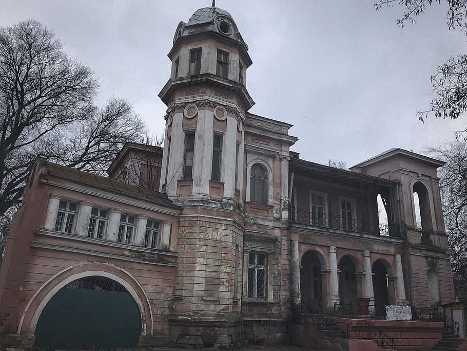 ukraine, odesa, noise, old, odessa, building, windows, tower HD wallpaper