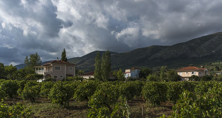 greece, zakynthos, clouds, cloud - sky, architecture, built structure HD wallpaper