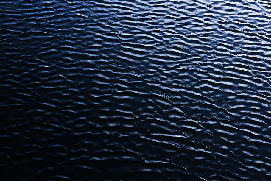 water ripple, pattern, blue, dark, light, texture, background