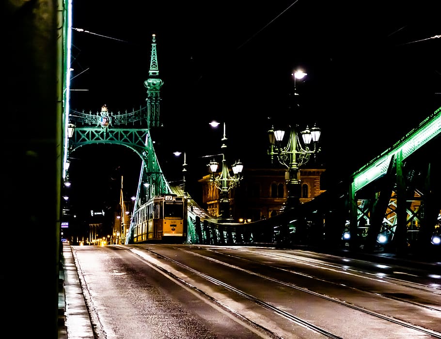 road, spire, building, tower, architecture, steeple, vehicle HD wallpaper