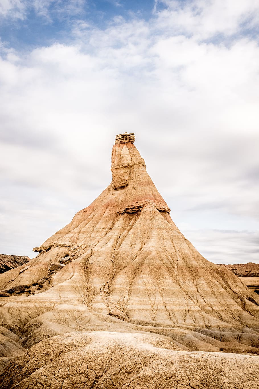 photography of landmark building, rock, stone, canyon, sky, tan HD wallpaper