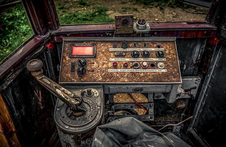 tram, valve, cockpit, interior, vehicle, oldtimer, transport system HD wallpaper