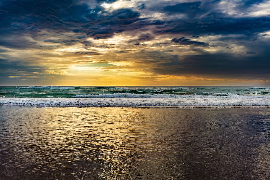 australia, ocean, cloud, byron-bay, tourism, destination, sky HD wallpaper