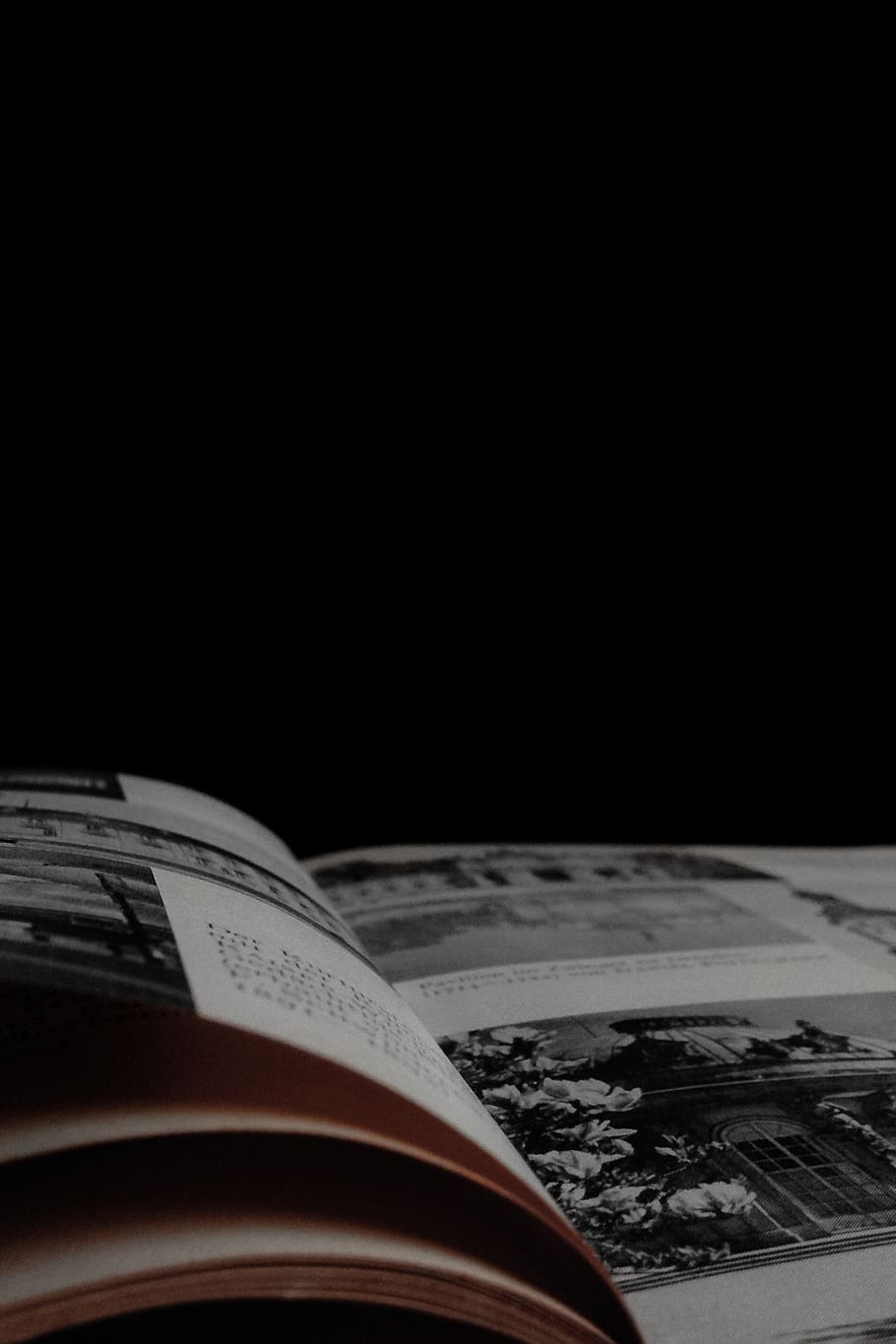 copy space, indoors, close-up, no people, paper, black background HD wallpaper