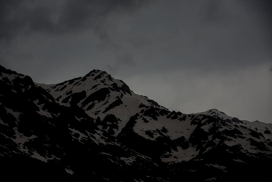 nature, outdoors, mountain, mountain range, peak, astronomy HD wallpaper