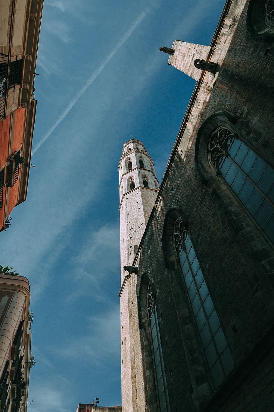 spain, barcelona, sky, architecture, street, nature, love, wallpaper HD wallpaper