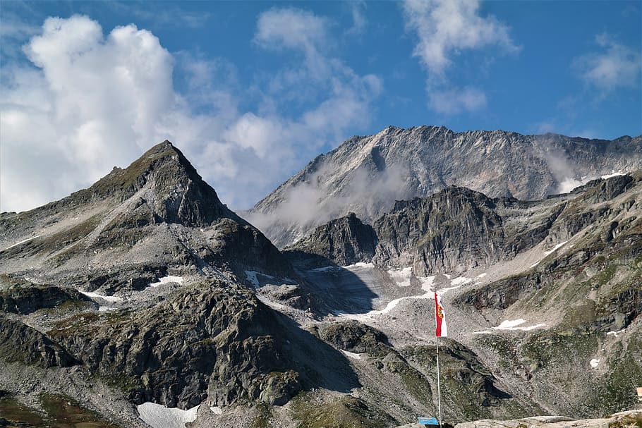 mountains, alpine, landscape, austria, hiking, vacations, summit HD wallpaper
