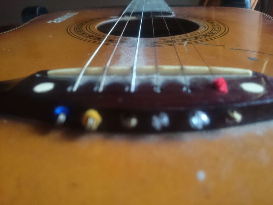 guitar, strings, acoustic, six, wood, instrument, music, sing, HD wallpaper