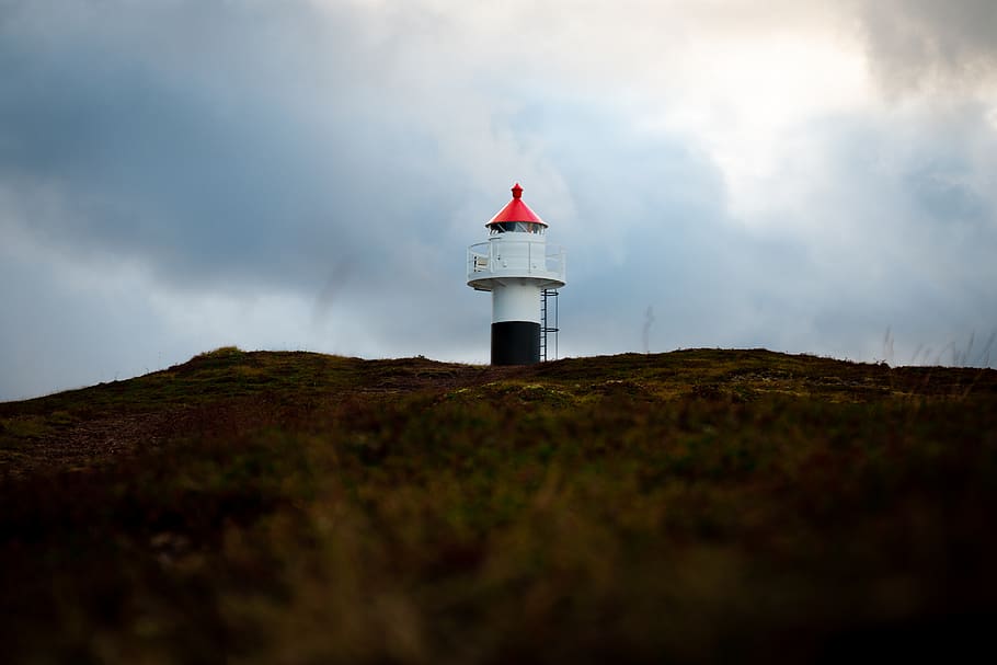 building, architecture, beacon, tower, Depth of field, Norway HD wallpaper