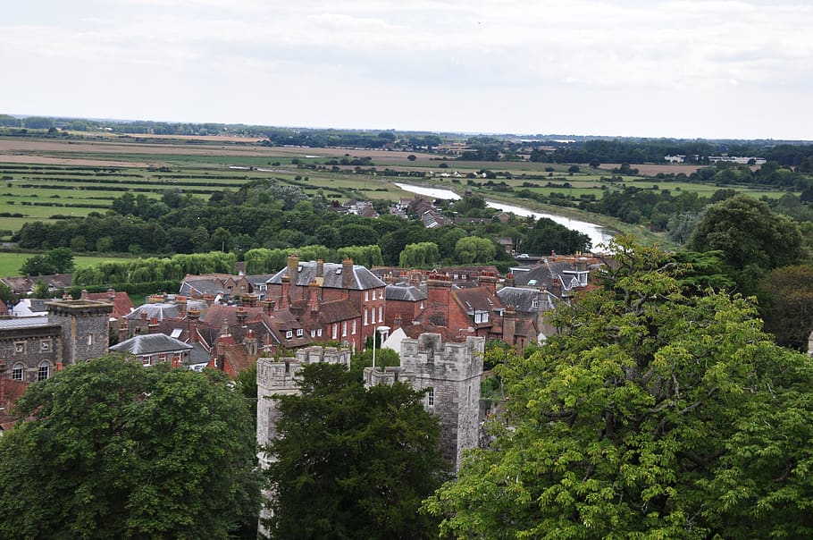arundel, nature, tree, plant, architecture, built structure HD wallpaper