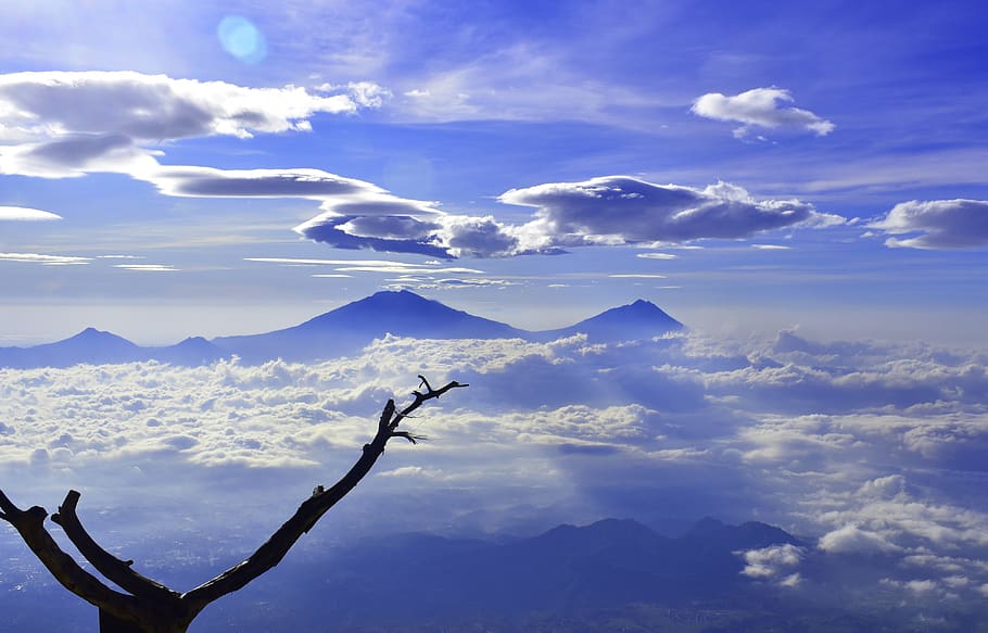 cumulus nimbus clouds, cloud - sky, beauty in nature, tranquility HD wallpaper