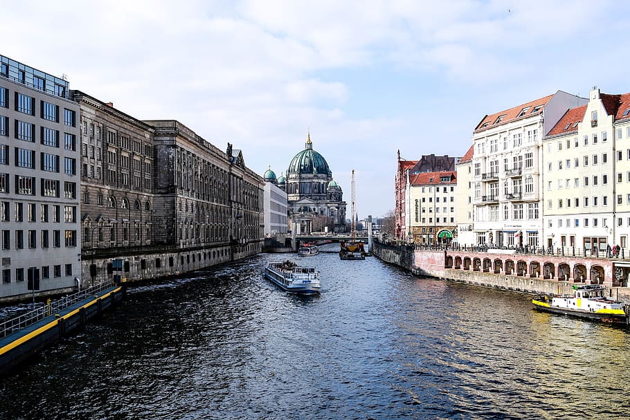 germany, berlin, buildings, lines, architexture, cityscape HD wallpaper