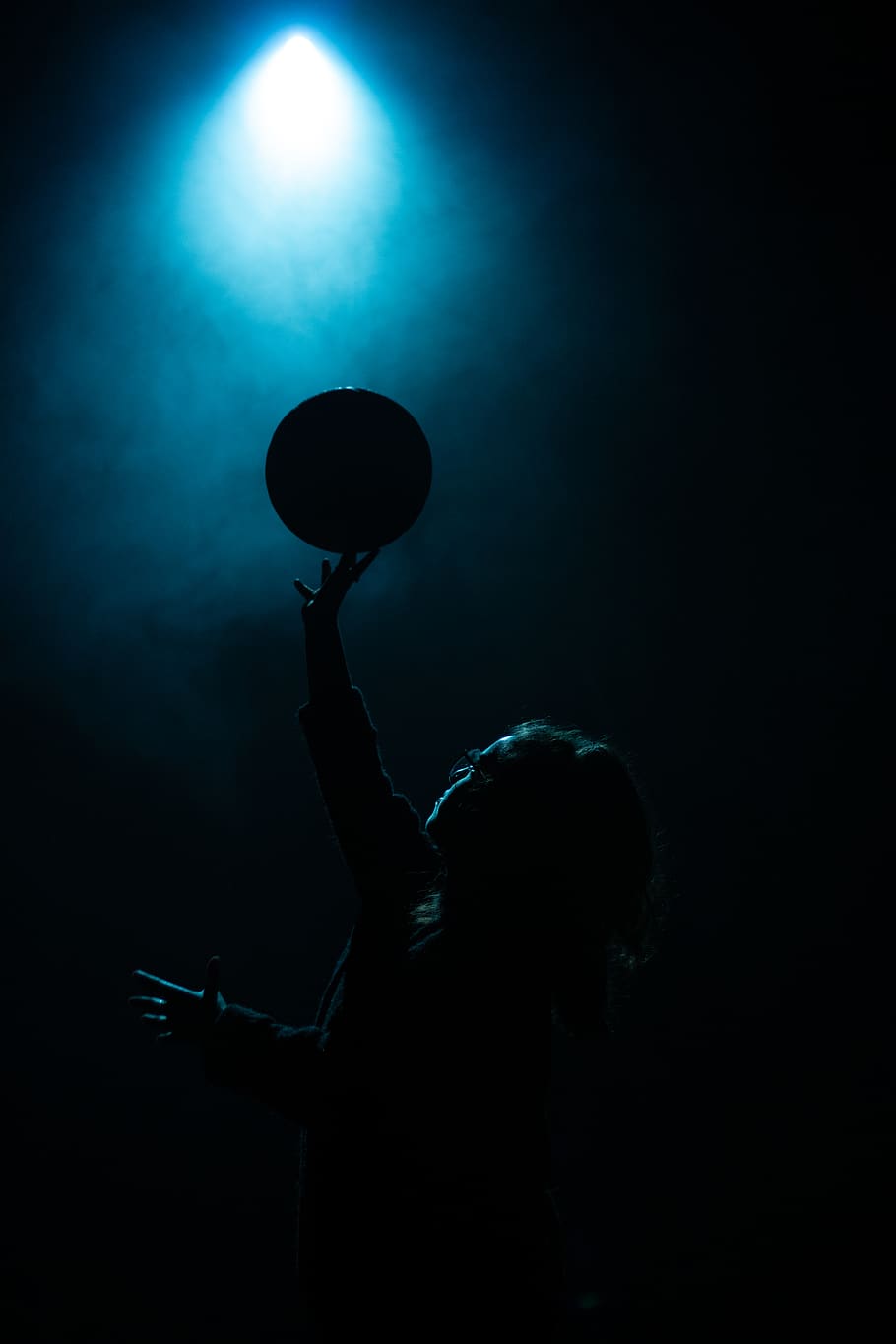 human, person, flare, light, sphere, ball, lighting, people HD wallpaper