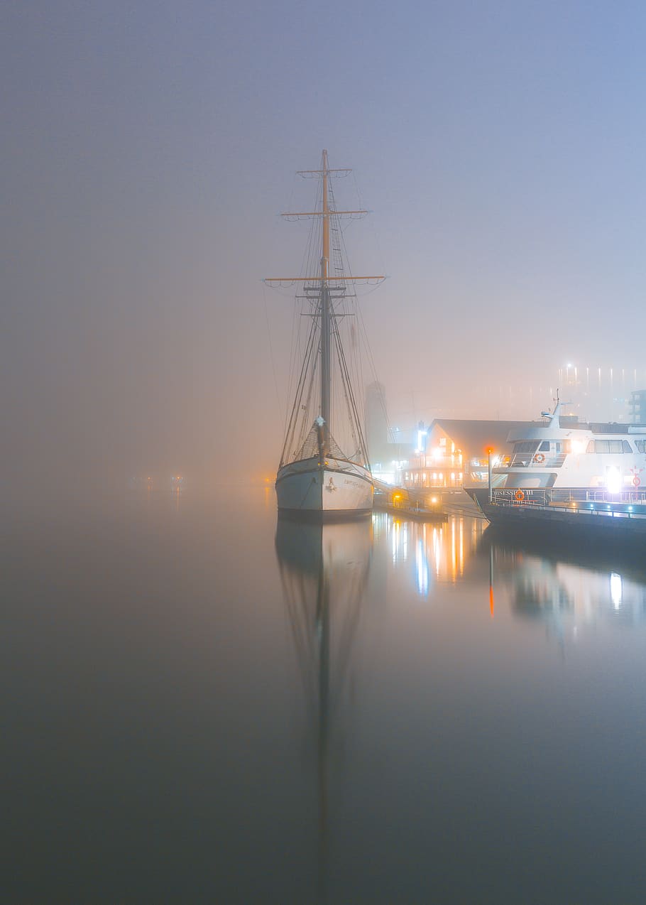 canada, toronto, harbourfront, coast, city, port, dock, sail HD wallpaper