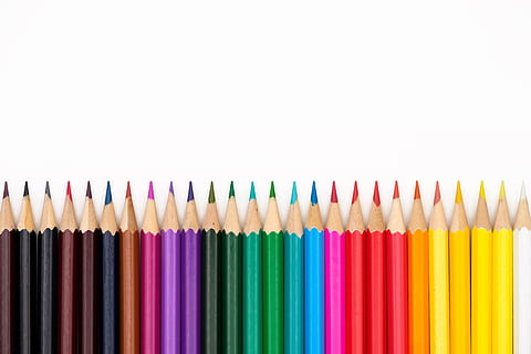 HD wallpaper: pencil, school, desktop background, color, education, colors  | Wallpaper Flare