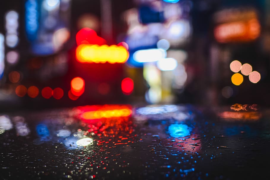 Bokeh Photography at Night, art, blur, bright, celebration, color HD wallpaper