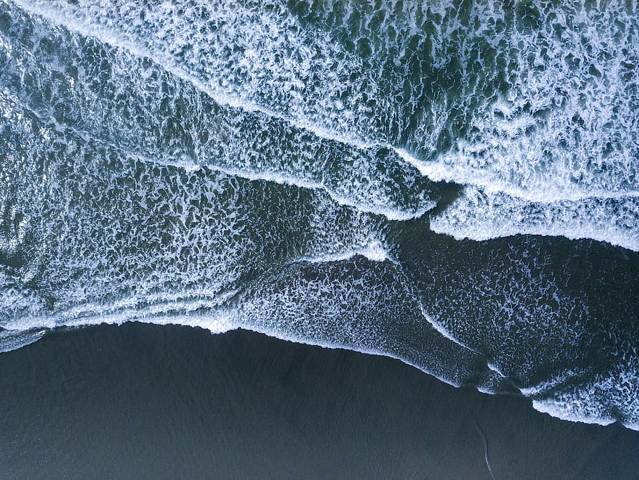 seawaves during daytime, motion, water, beauty in nature, no people HD wallpaper
