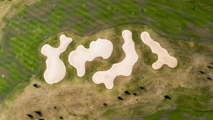 golf course surrounded by grass, field, outdoors, pravets, unnamed road HD wallpaper