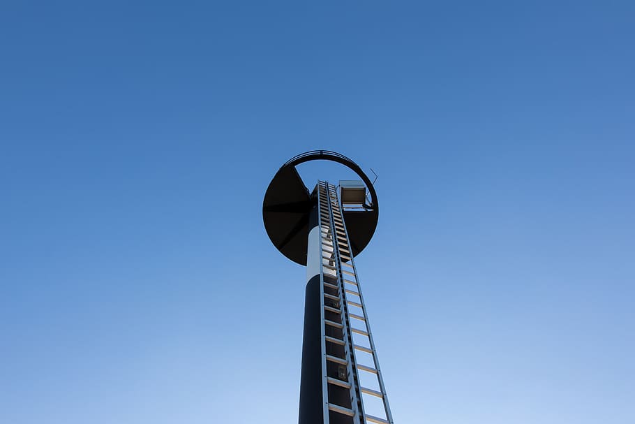 germany, stralsund, sky, blue, low angle view, clear sky, copy space HD wallpaper