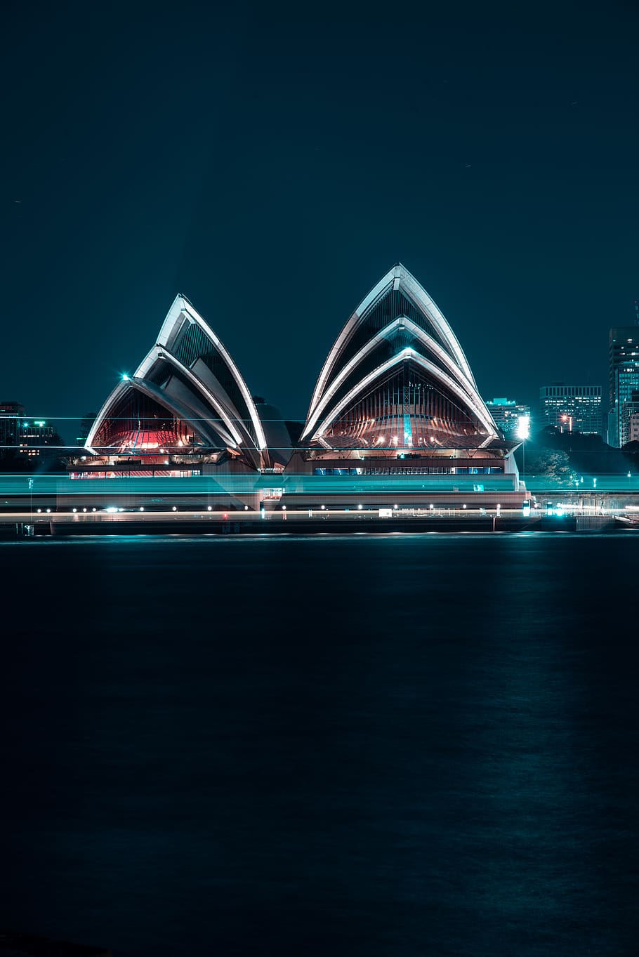 Sydney Opera House, Australia, architecture, building, city, evening