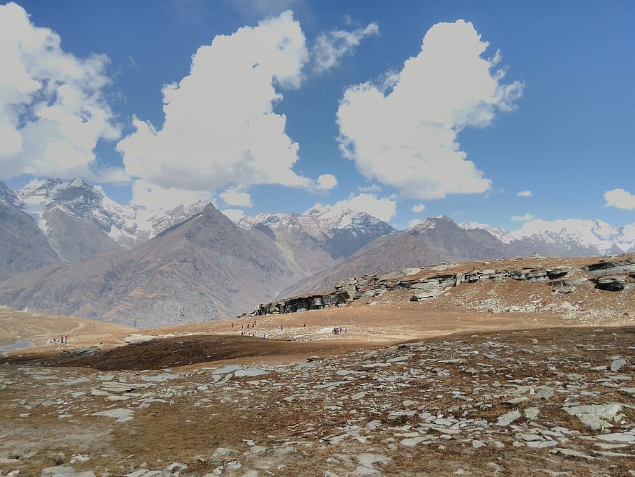 india, rohtang la, cloudscape, pass, mountain, himachal, mountain pass HD wallpaper