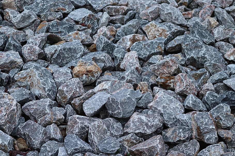stones, gravel, texture, background, stone garden, coarse, grain size