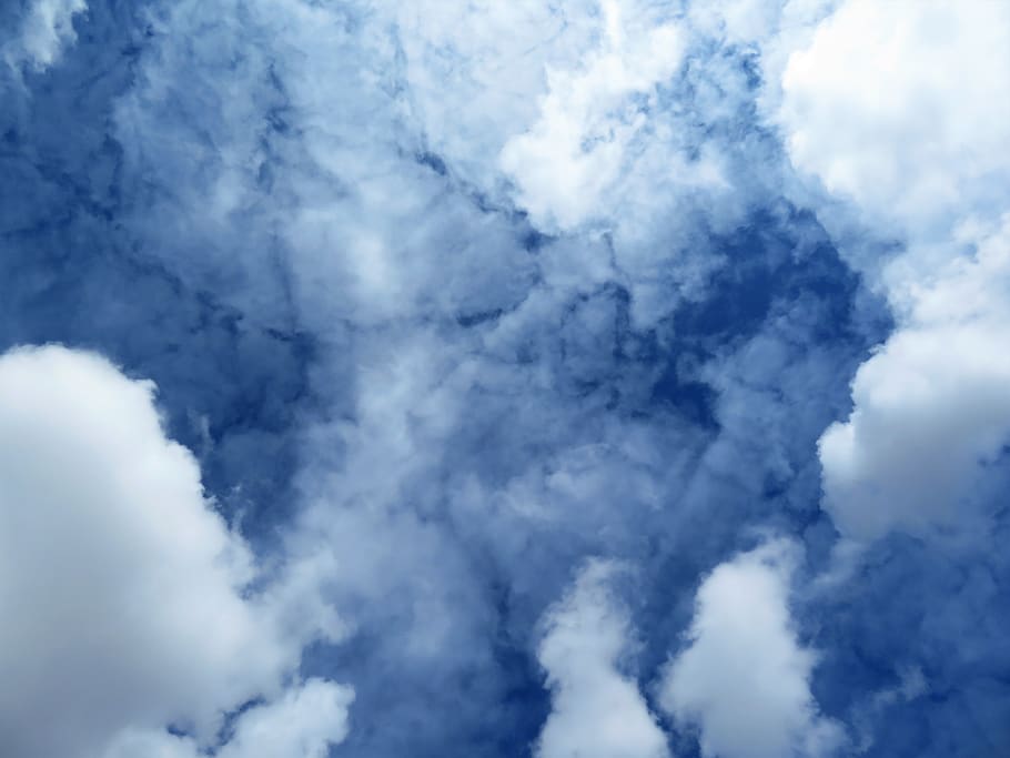 White Clouds, atmosphere, bright, cloudiness, cloudscape, cloudy HD wallpaper