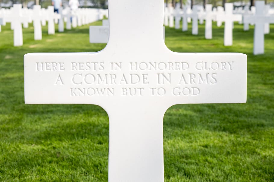 white cross, margraten, netherlands american cemetery, emblem HD wallpaper