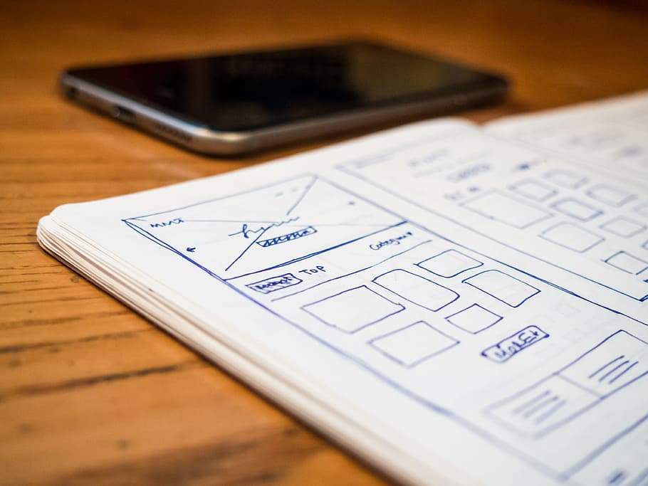 notebook, notepad, mockups, design, creative, business, office HD wallpaper