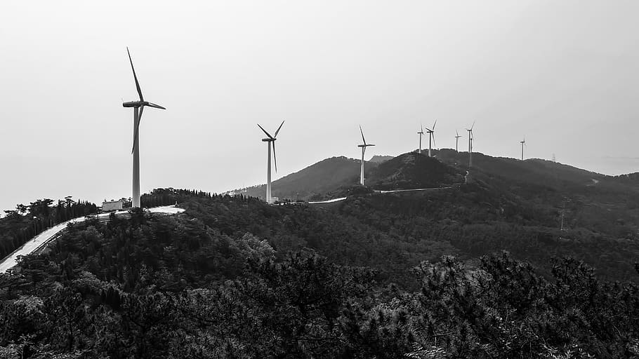 windmill, wind power, turbine, wind turbine, renewable energy HD wallpaper