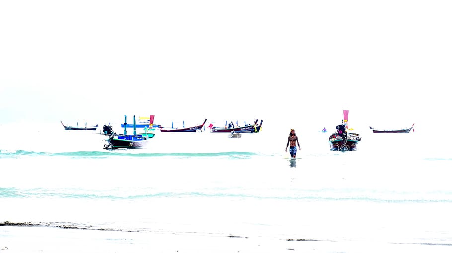 thailand, phuket, water, transportation, sea, mode of transportation HD wallpaper