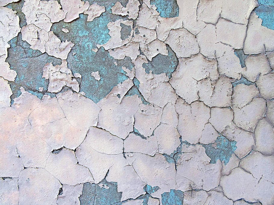 dried paint wall, backgrounds, textured, full frame, cracked, HD wallpaper