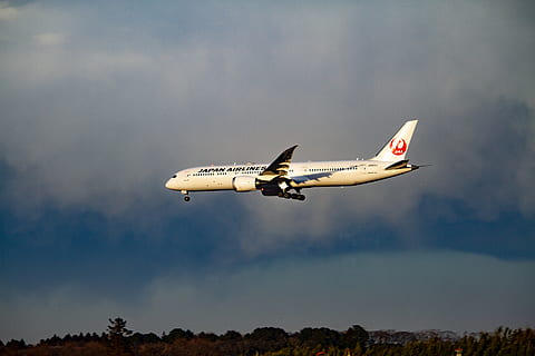 white transportation plane, aircraft, airplane, jet, japan, narita airport terminal 2·3 HD wallpaper