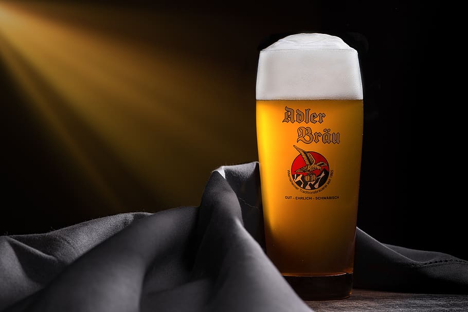 beer, foam, brewery, brauer, wiernsheim, adler bräu, beers, HD wallpaper
